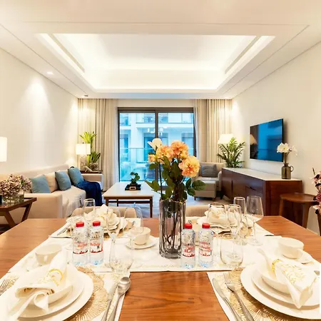 Capital Stay- Private Two Bed Apartment - The Address Beach Resort Residences Fujairah Exterior photo