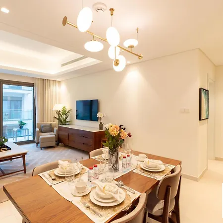 Capital Stay- Private Two Bed Apartment - The Address Beach Resort Residences Fujairah Exterior photo