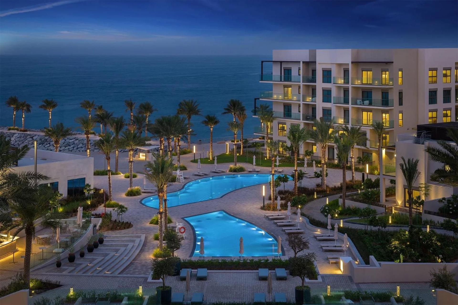 Capital Stay- Private Two Bed - The Address Residences Apartment Fujairah
