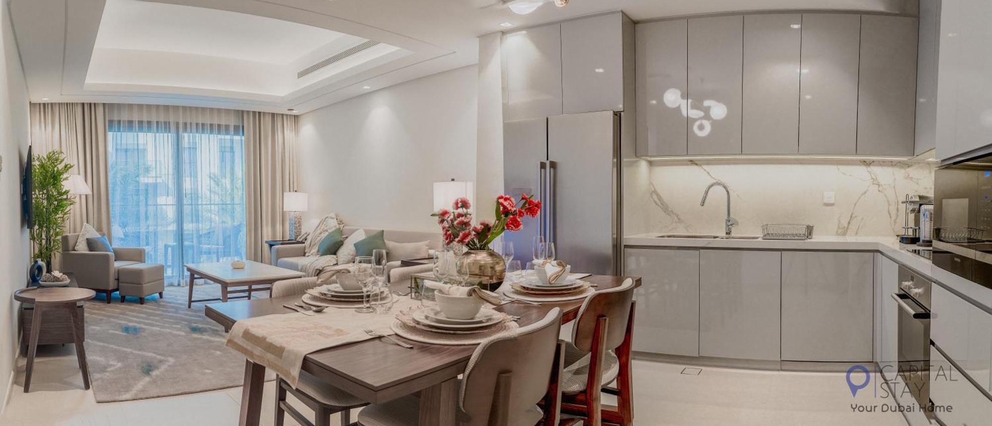 Capital Stay- Private Two Bed - The Address Residences * Fujairah