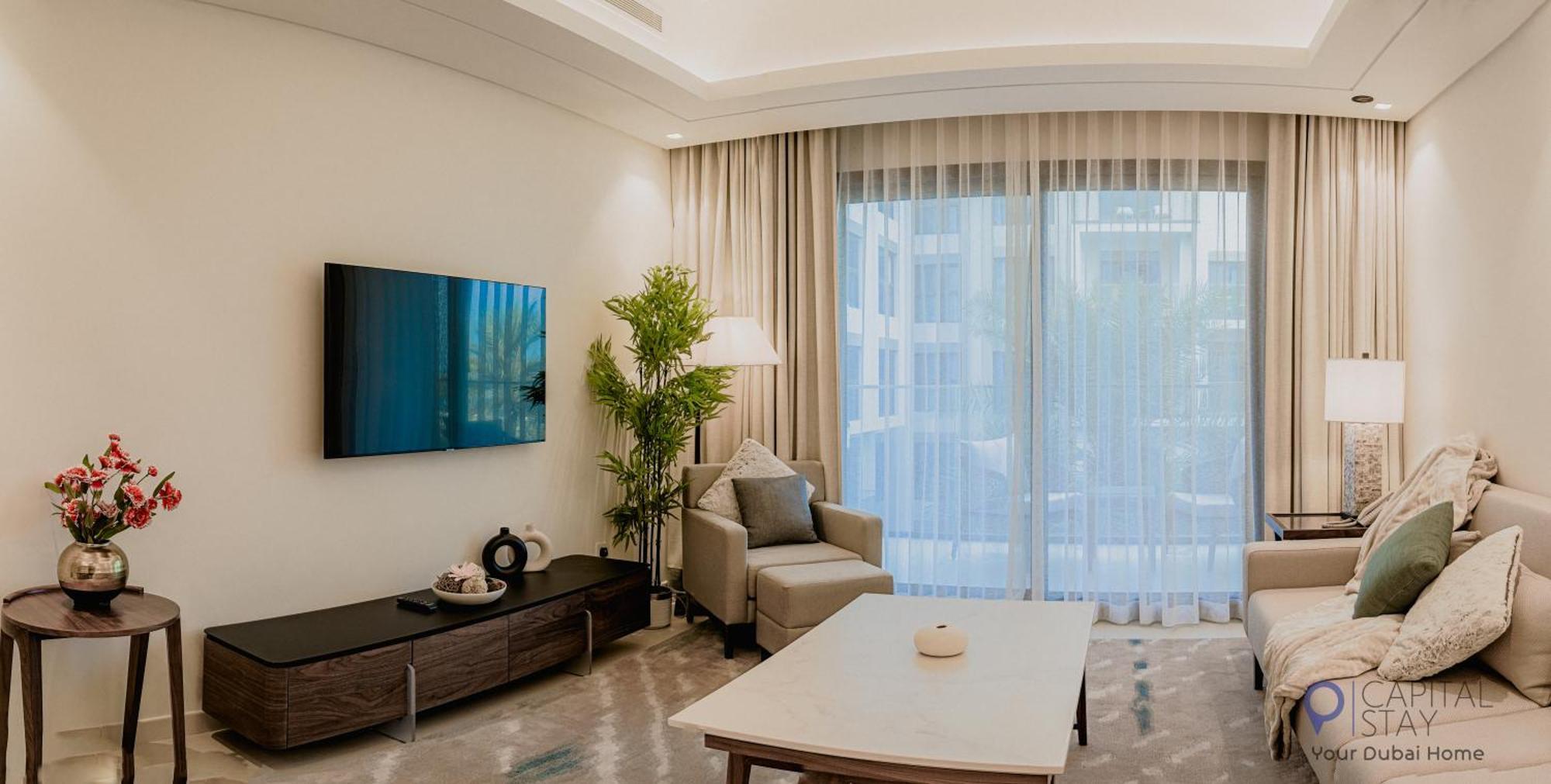 Apartment Capital Stay- Private Two Bed - The Address Residences Fujairah