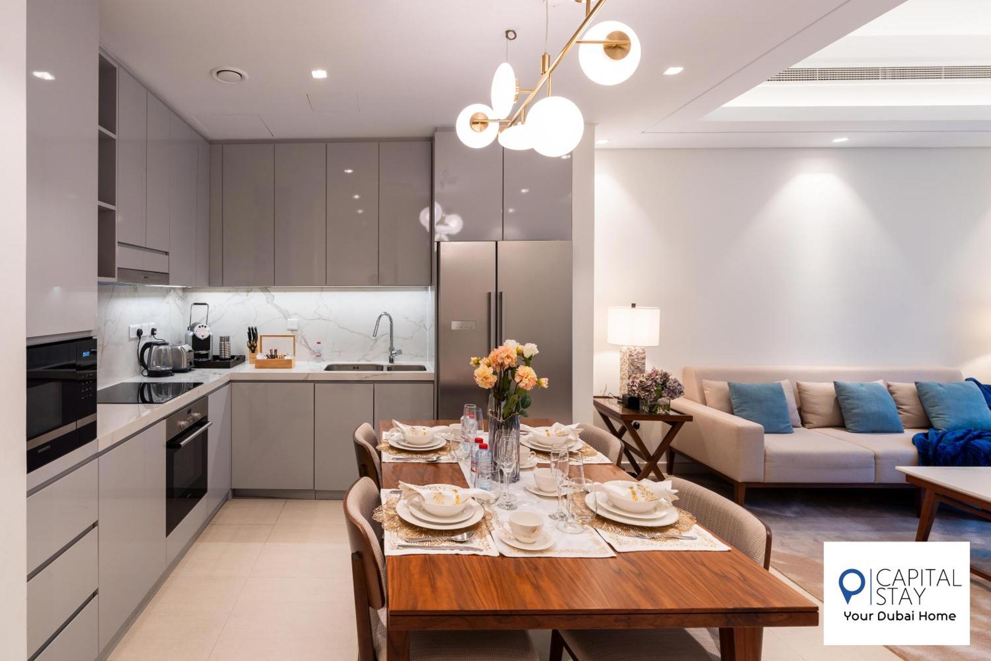 Apartment Capital Stay- Private Two Bed - The Address Residences